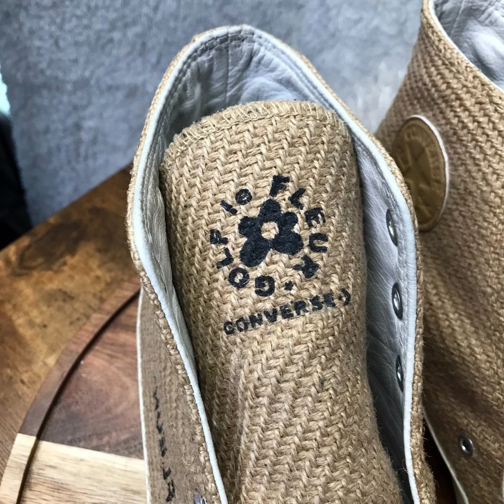 Converse Golf Le Fleur Chuck 70 Burlap High Top M 10.5 W 12.5 Tyler The Creator